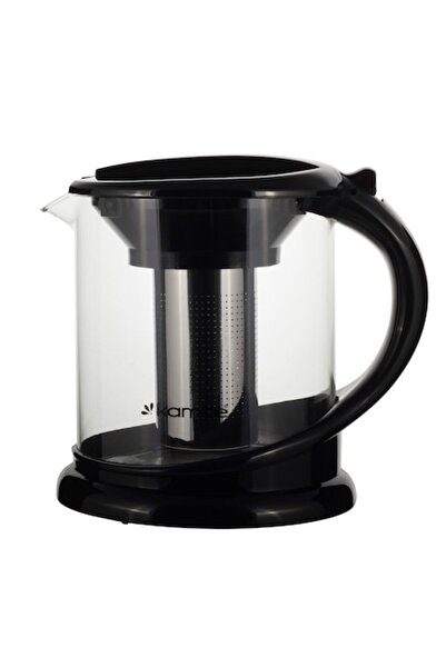 Kamille Ceainic cu infuzor, oțel inoxidabil/sticlă, 1500 ml