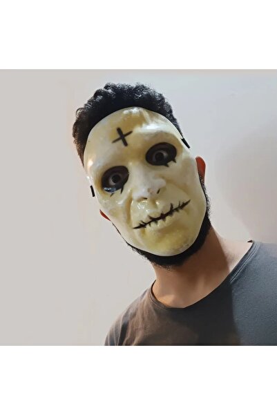 Fabrilux Halloween mask with zombies and black cross