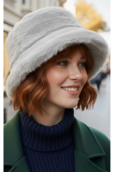 Trenderrs Women's Plush Bucket Hat