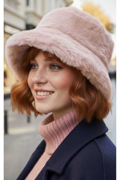 Trenderrs Women's Plush Bucket Hat
