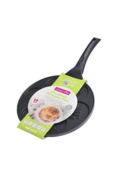 Kamille Tigaie pentru clatite, Kamille, Aluminiu, Antiaderenta, 7modele, 26 c...