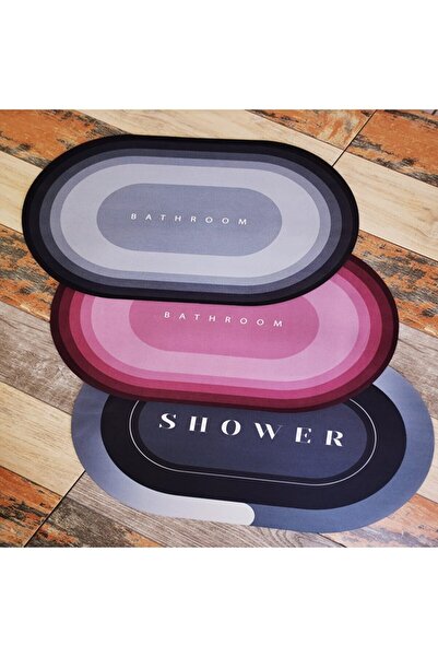 Kiesa Diatomite 3.5 Mm Rubber Anti-Slip Base Super Absorbent Ablution Bath Mat Diatom Mat 40x60