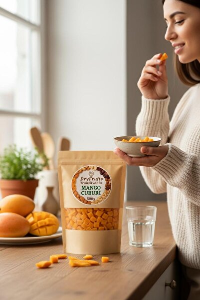 SC DRY FRUITS TRANSILVANIA SRL Mango cubes 500 g