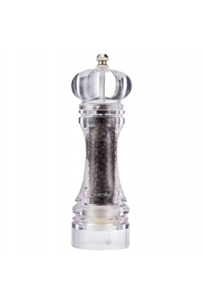 Kamille Râșniță manuală KM-7059, oțel inoxidabil și acril, reglabilă, 5,8x18,...