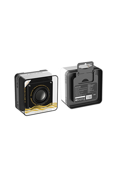 Lenyes S222 Mini TWS Kablosuz Bluetooth Hoparlör v5.3 5W Siyah