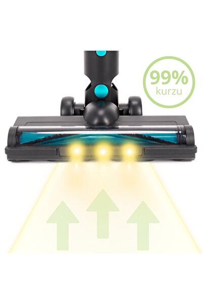 Kamille KM6901 3-in-1 Cordless Stick Vacuum, 135W, 45 min, HEPA, 22.2V