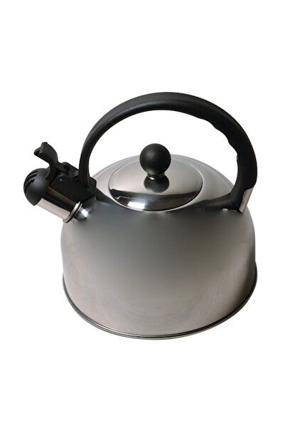 Kamille Fierbător cu fluierat, oțel inoxidabil, 2,5 l, compatibil cu inducția, argintiu