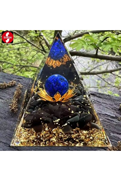 OEM Piramidă din Orgonit și Lapis Lazuli | Lotus | Activarea celui de-al trei...