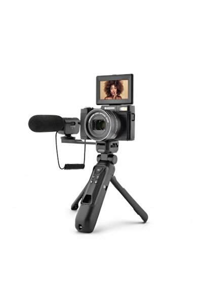 AgfaPhoto VLG-4K Vlogging Kit - 24MP 4K Camera with 5x Optical Zoom and Accessories