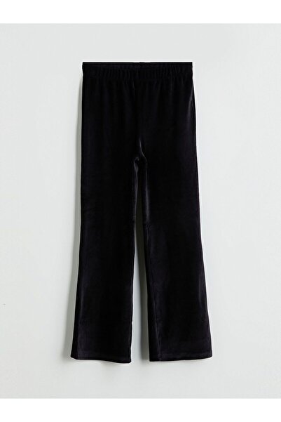 LC Waikiki LCW Παιδικό κοριτσίστικο βελούδινο ισπανικό πόδι με ελαστική μέση