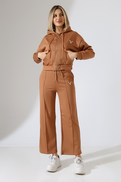 Planet Prestige Modal Fabric Hooded Striped Detail Sports Suit