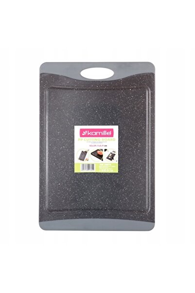 Kamille non-slip kitchen cutting board, 43x29.7x0.9 cm, dark gray