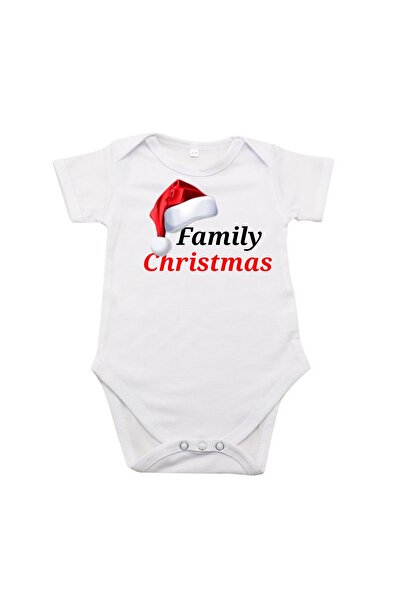 MARİ Personalized bodysuit "Family Christmas", white, 9-12 months