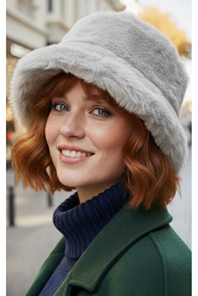 Trenderrs Women's Plush Bucket Hat
