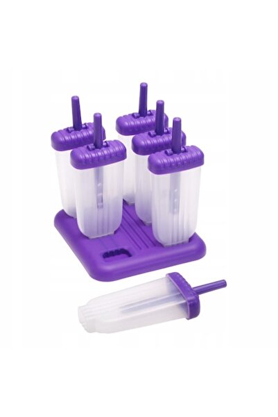 Ofenbach Set de 6 forme pentru înghețată, Ofenbach, Plastic, Mov/Transparent