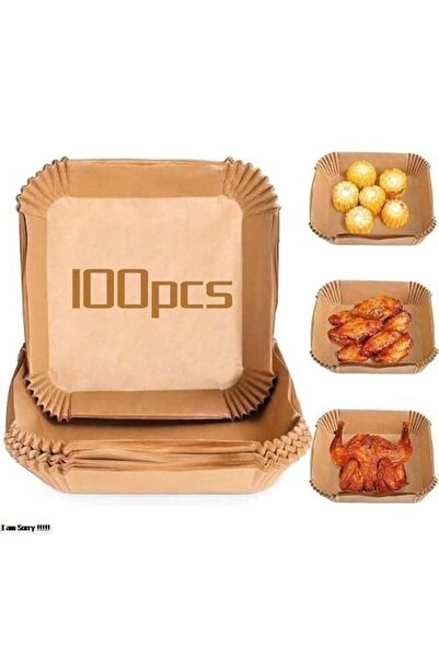 Promass بطانات ورقية لمقلاة الهواء - 100 قطعة من الورق القابل للاستخدام مرة واحدة والصالح للأكل