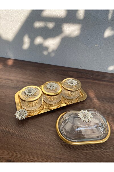 Paşabahçe Kahvaltı seti papatya desen