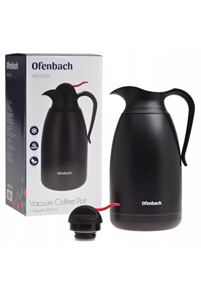 Ofenbach Termos pentru conferințe 2,0 l, oțel inoxidabil, izolație în vid, capac automat