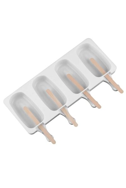 topbazar Ice Cream Mold Set with 50 Wooden Sticks