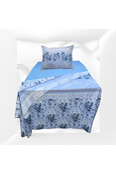 GÜLLÜCE HOME T.Kişilik%100 Cotton(160X225 Duvet Cover)Fitted Sheet 100X200X30(Zippered Pillowcase 50X70