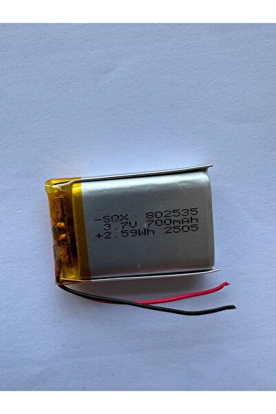 instatech Şarj Edilebilir 802535 mm 700 mAh Batarya Pil Akıllı Saat Çocuk Saa...
