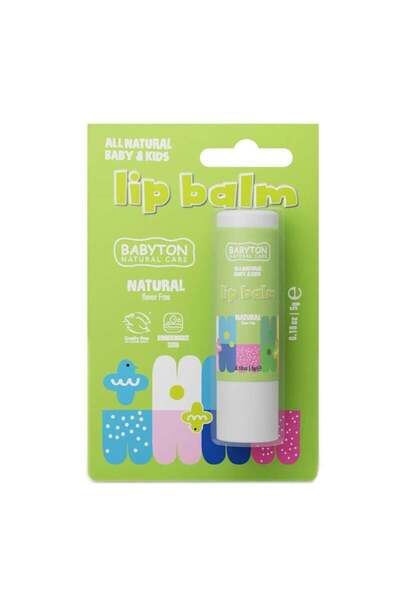Genel Markalar Babyton Bebek ve Çocuklar İçin Doğal Dudak Koruyucu Balm Naturel