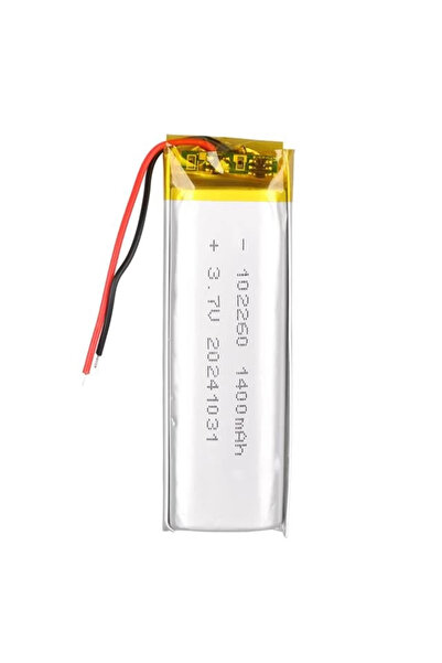 Powermaster 102260 3.7V 1400mAh Lityum Polimer (Li-po) Batarya Ciklet Pil