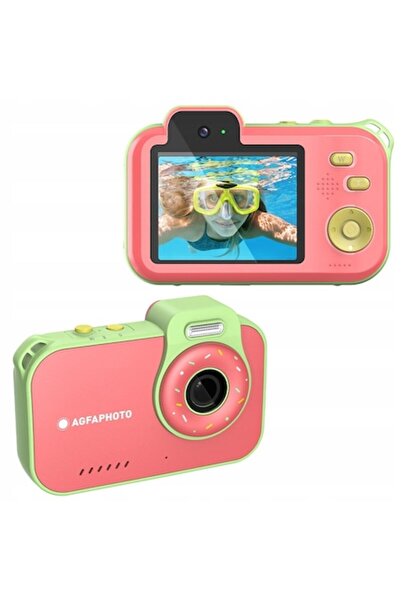 AgfaPhoto Realikids Cam Waterproof 2 - Cameră impermeabilă cu două obiective,...
