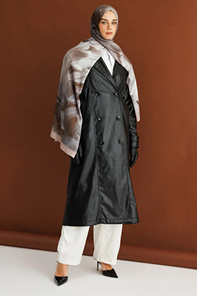 Mooncorn Σάλι Ramie με σχέδιο βιζόν Fleur