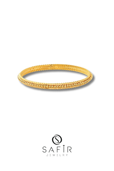 Safir Kuyumculuk Altın Dubai Burması Bilezik - Doricalı Ajda Bilezik - 62 ÖLÇÜ