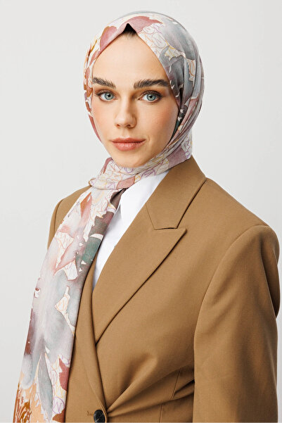 Mooncorn Σάλι με σχέδιο βανίλιας MC Ramie