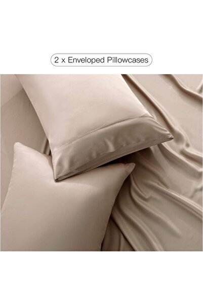 IBAMA 4-Piece Bamboo Fiber Bed Sheet Set - Queen