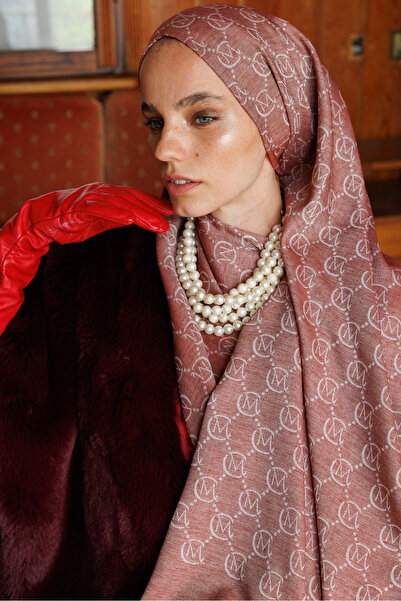 Mooncorn Tile Wool Silk Shawl