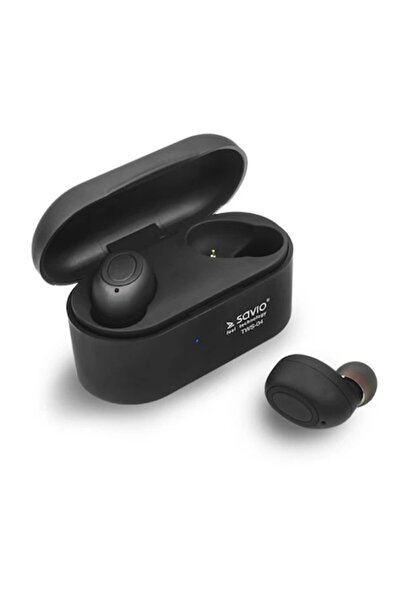 Savio Căști intraauriculare Bluetooth fără fir TWS-04 - Negre