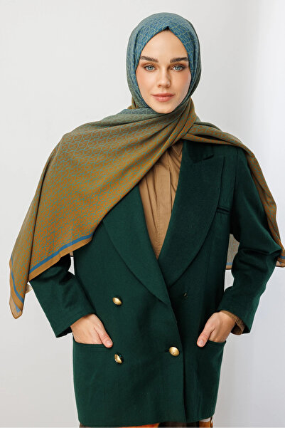 Mooncorn Safran Monogram Hebei Silk Shawl