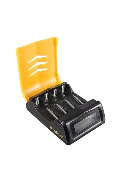 Patona fast USB charger for AA/AAA batteries, LCD display