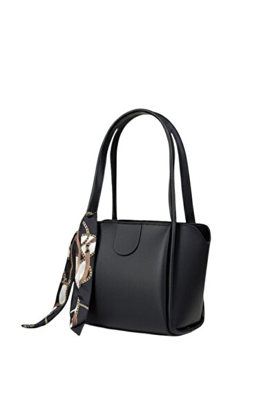 MYSTOBAG Geantă de mână și de umăr Shopper pentru femei cu eșarfă și închidere cu fermoar