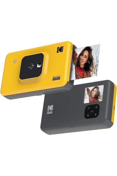 Kodak Mini Shot 2 Instant Camera Combo 10 MP, Yellow