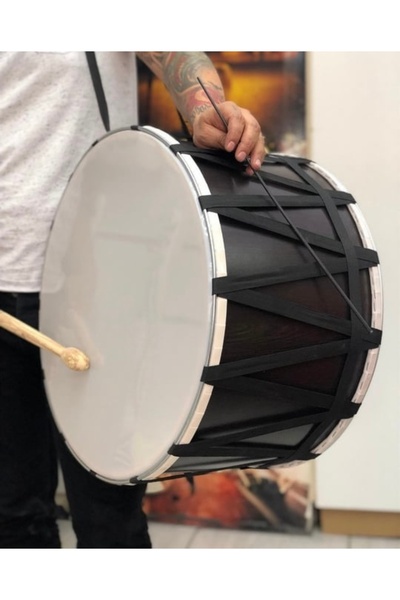 STAİNLES 51 cm Profesyonel Asma Davul - Tokmak ve Çubuk HEDİYELİ