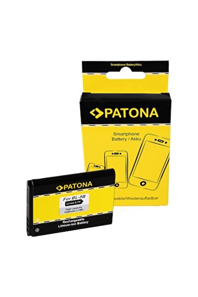 Patona replacement battery type Nokia BL-5B for Nokia 3220 3230 2366I 5070 5140 5200 5300