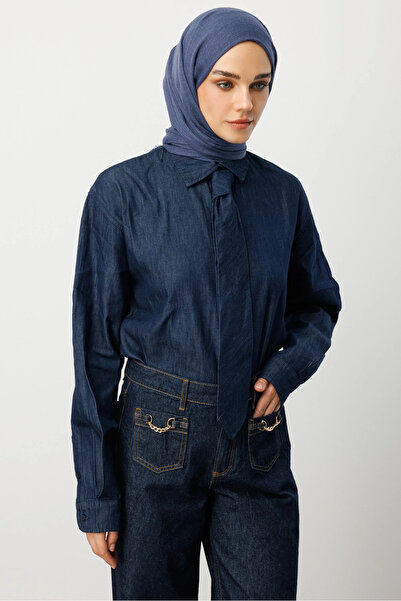 Mooncorn Denim Blue Dubai Shawl