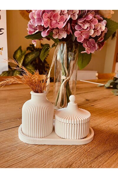 OBJE Biblo Vazo ve mumluk