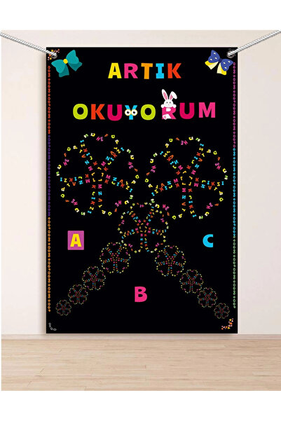 heptex Artık Okuyorum Hatıra Fotoğraf Panosu Branda 100x150
