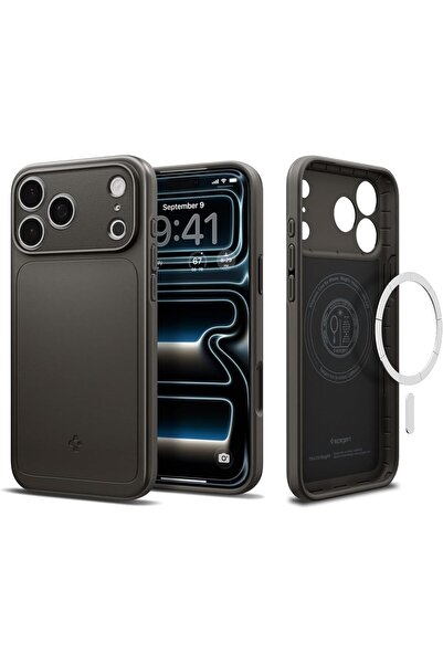 Spigen Thin Fit MagFit designed for iPhone 17 Pro Max case cover [MagSafe compatible] - Gunmetal