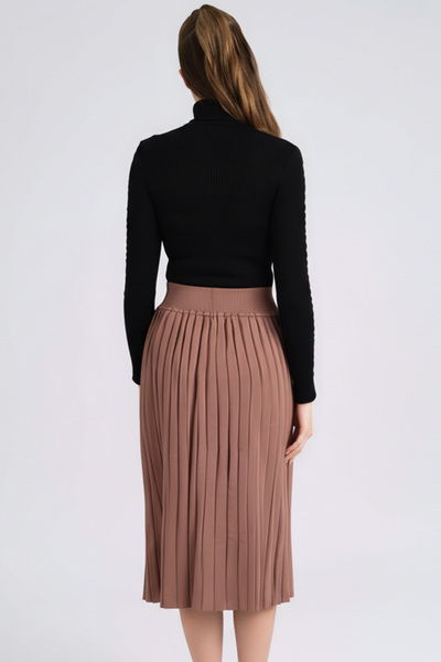 armonika Дамска камелска пола с копчета отстрани ARM-26K136021