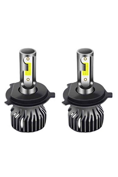 BZRSH Set de 2 becuri LED auto H4 F2 COB, 100W, BZRSH, alb rece, 12.000 lumeni, 12V
