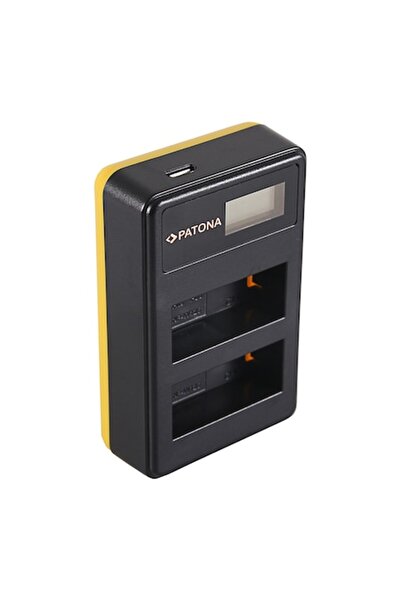Patona Încărcător LCD DUAL USB pentru baterie Fuji NP-W126