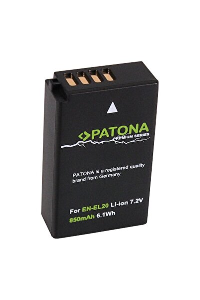 Patona Premium Battery for Nikon EN-EL20 / Blackmagic Pocket J1 J2 J3 S1 V3