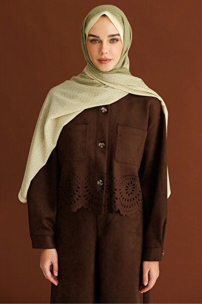 Mooncorn Defne Monogram Hebei Silk Shawl