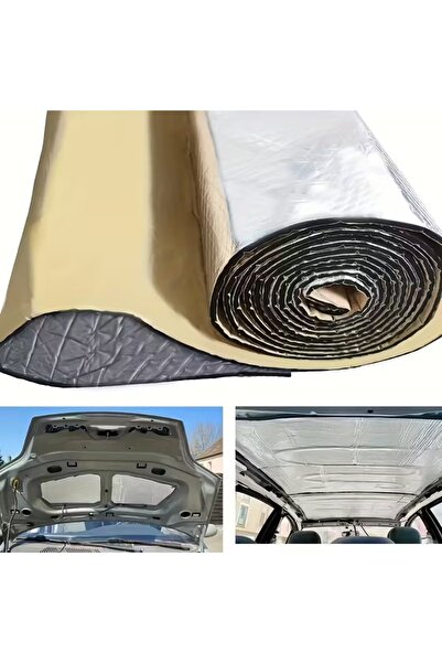 BantMarketim Alüminyum Folyolu Kendinden Yapışkanlı 6mm 100x100 Oto Ses Ve Is...